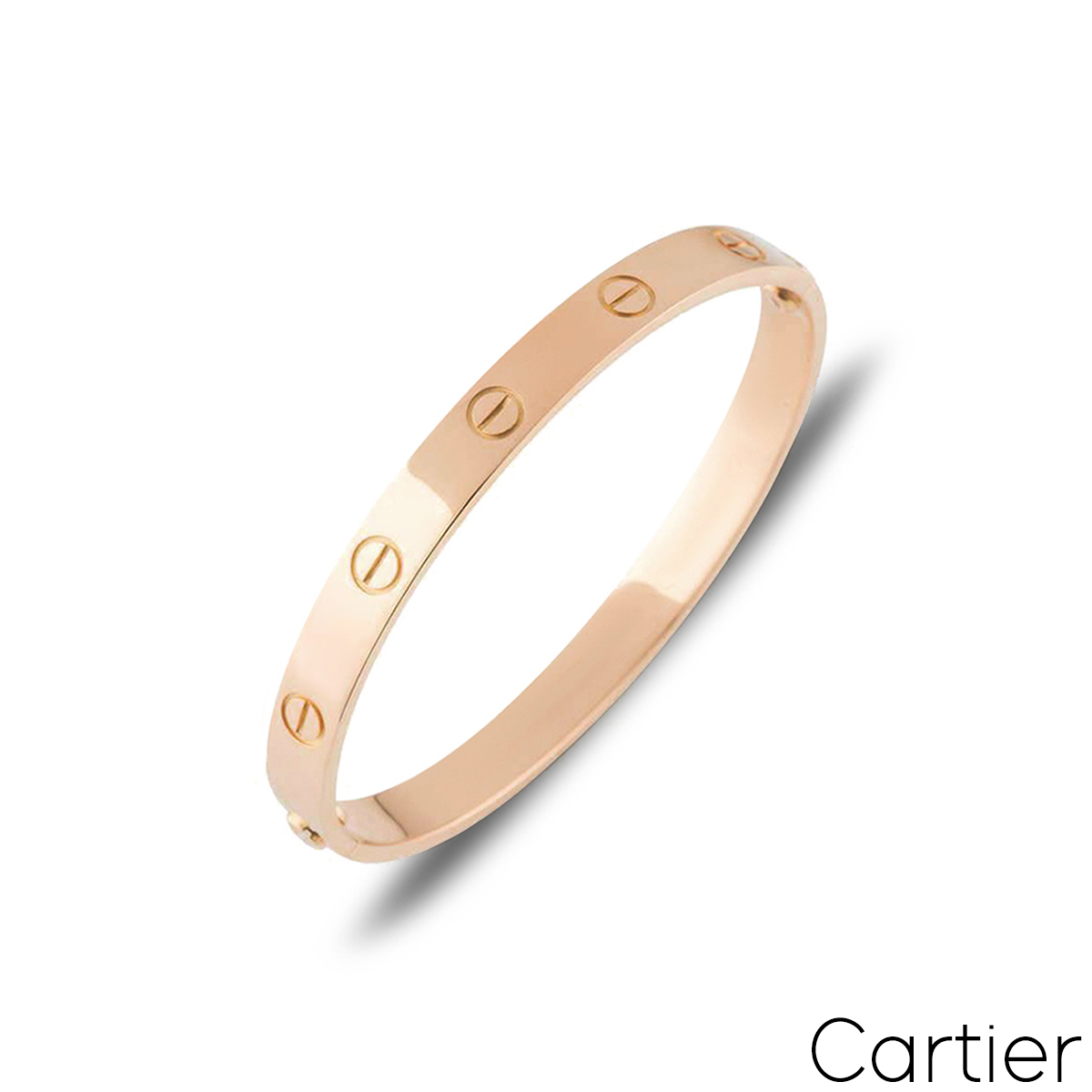 Cartier LOVE ブレスレット、ローズゴールド サイズ：17